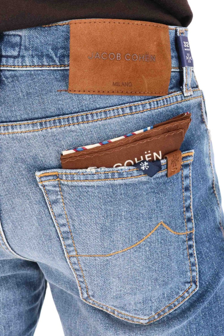 Jacob Cohen Jude Suede Label Jeans