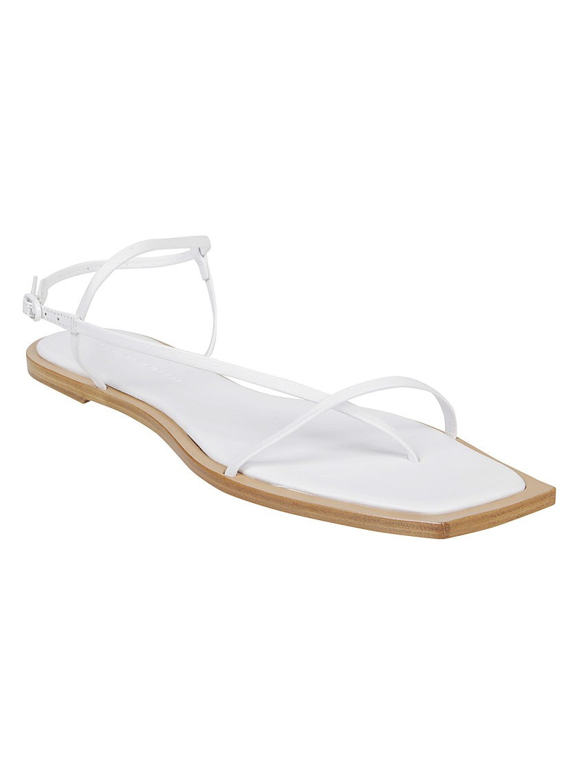 Studio Amelia Filament Squared Lambskin Flip Flops
