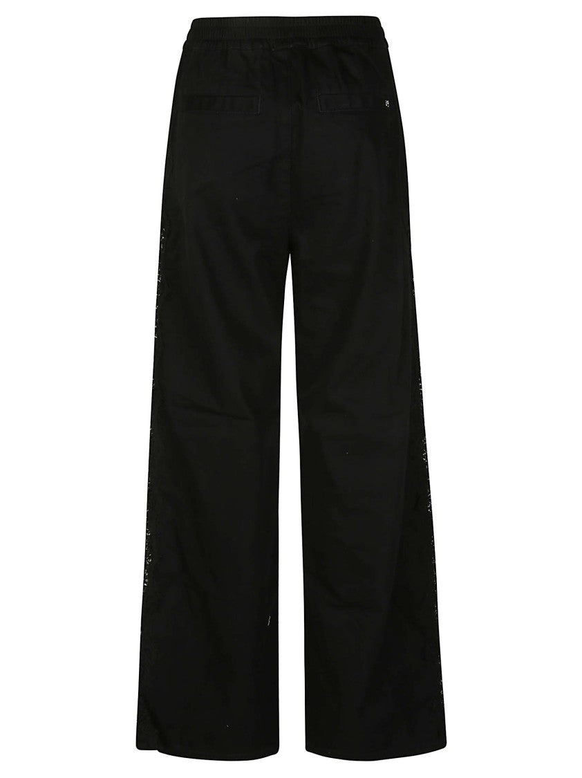 Pinko Palco High Waisted Wide Cotton Pants