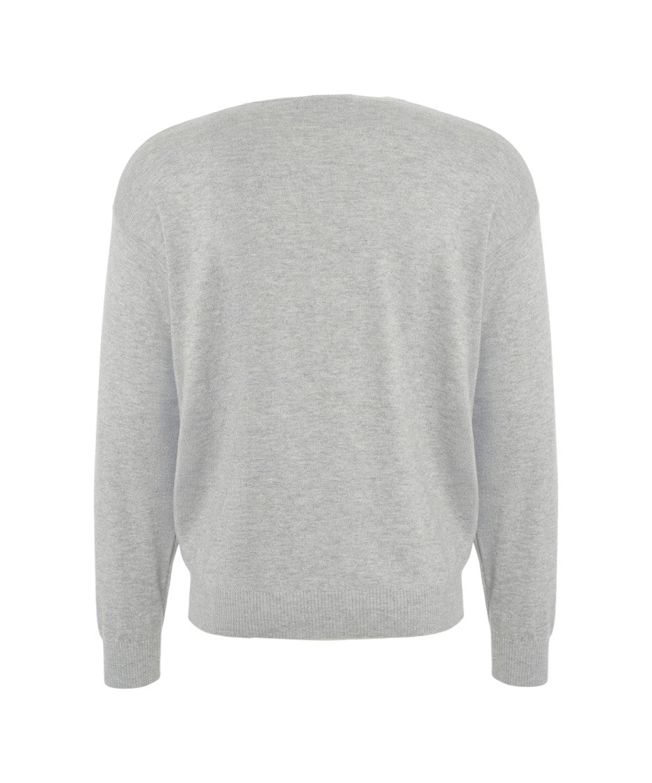 Kangra Fine Wool Blend Sweater With Classic Round Neckline