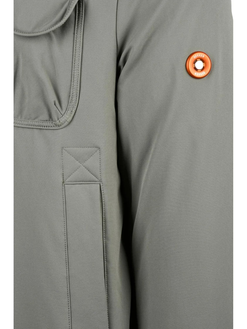 Dekker Granlasco Hooded Jacket With Padded Interior And Flap Pocket