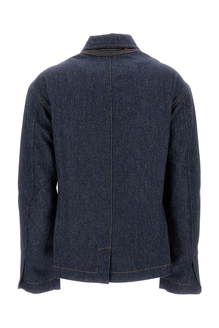 Meta Campania Julian Cashmere Denim Shirt