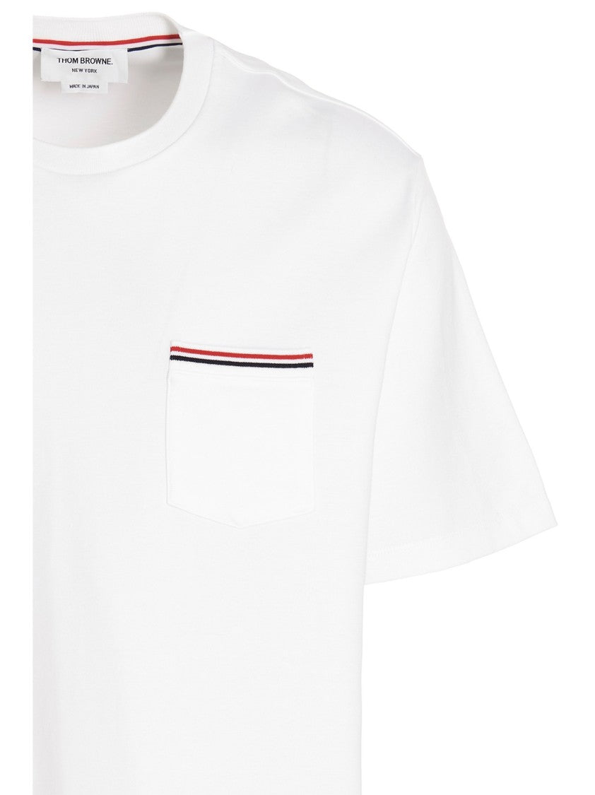 Thom Browne Oversized Crewneck Cotton T-Shirt