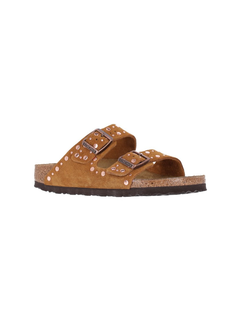 Birkenstock "Arizona Rivet" Sandals – Brown
