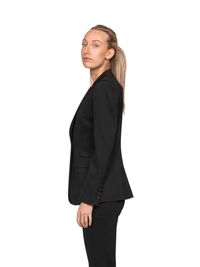 Pinko Black New Signum Tailored Structured Blazer