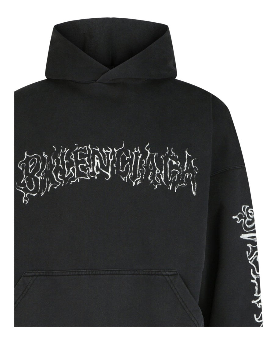 Balenciaga Diy Metal Logo Hoodie