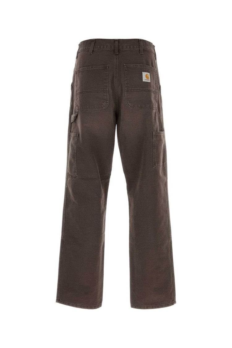 Carhartt Wip Brown Cotton Double Knee Pant