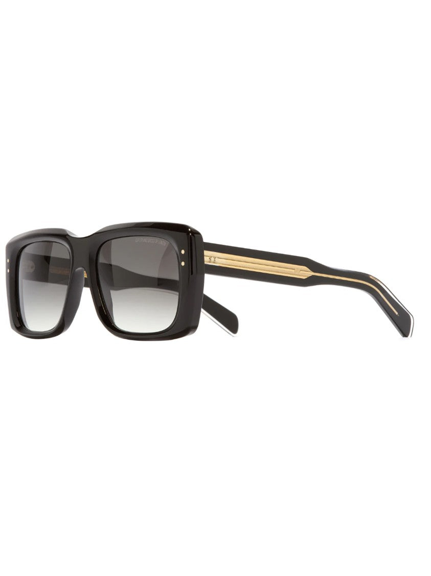 Cutler And Gross Black 1418 Oversized Square Sunglasses