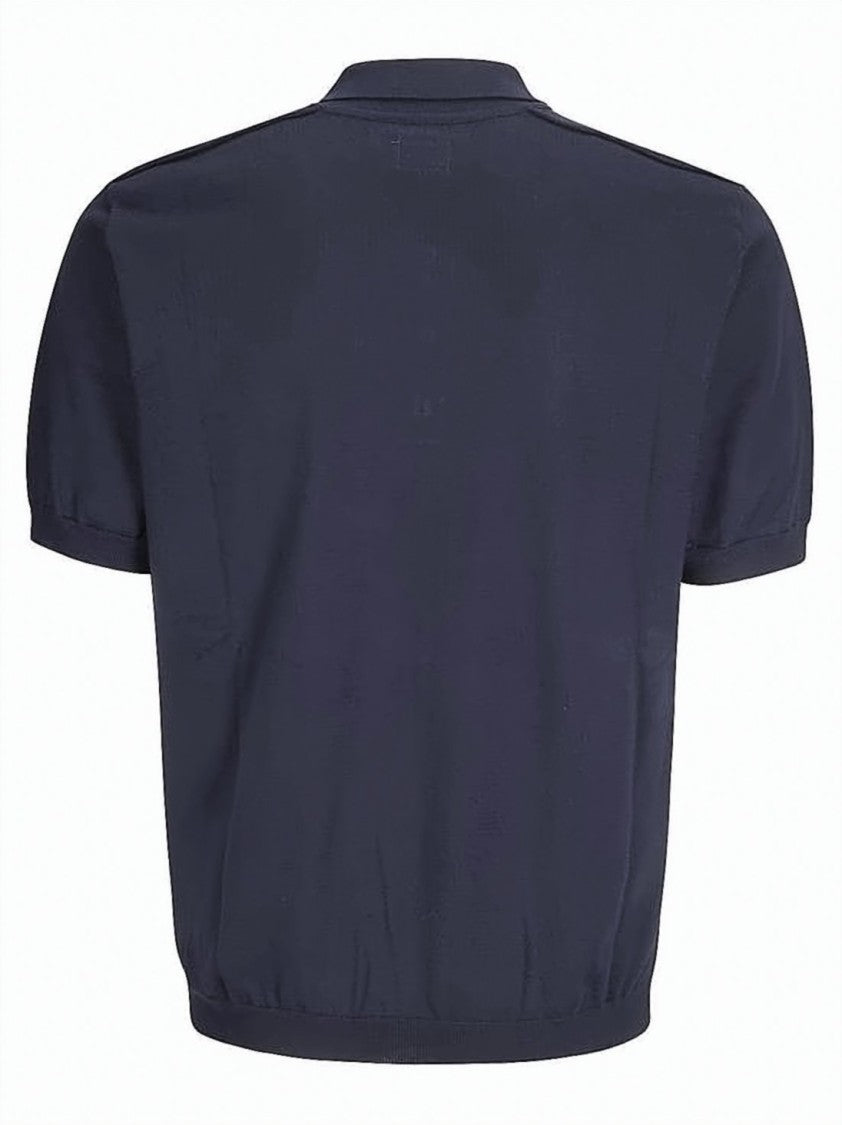 C.P. Company Deep Navy Cotton Polo Shirt