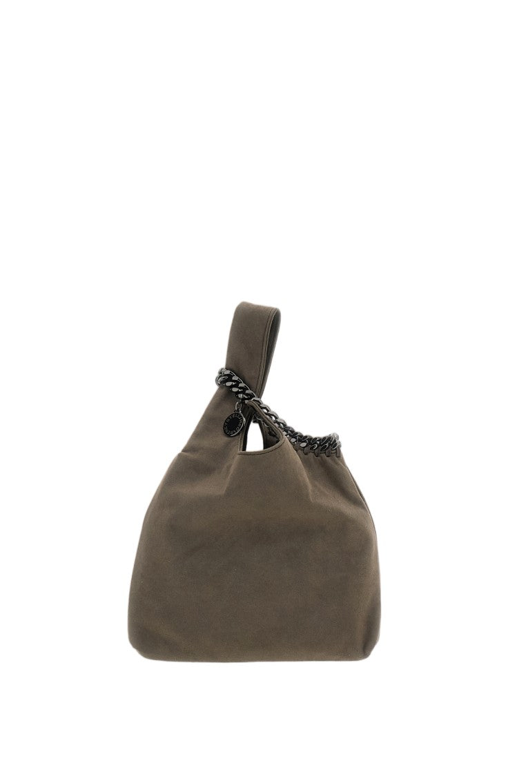 Stella Mccartney Grey Falabella Wristlet Alter Suede Wristlet Bag