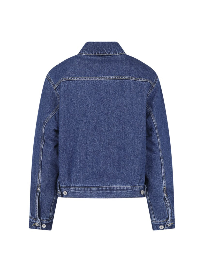 Carhartt Wip Blue Belmar Contrast Stitching Denim Jacket