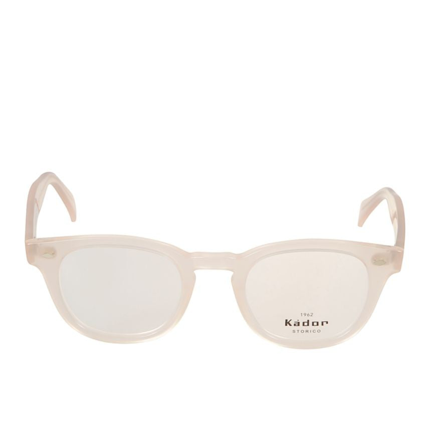 Kador Woody Cal 49 Translucent Pink Rounded Square Eyeglasses