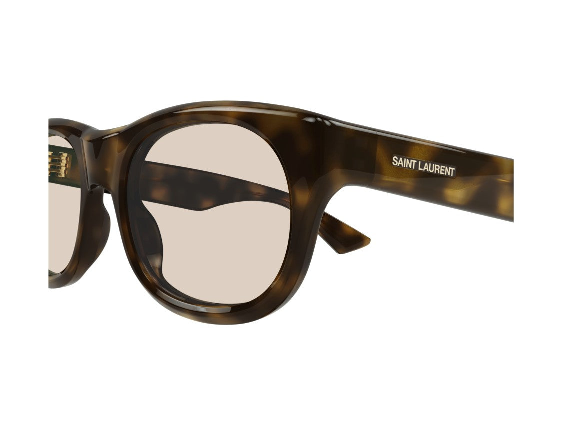 Saint Laurent Tortoiseshell Sl 815 Romy Square Sunglasses