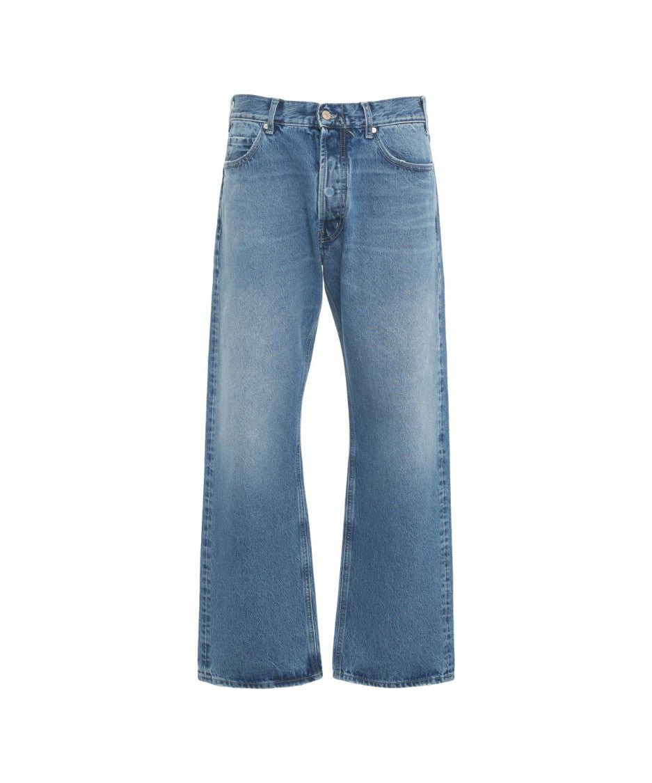 Cycle Wide Leg Jeans With Five Pockets