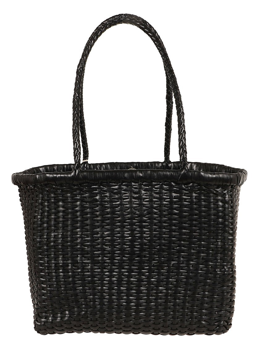 Dragon Hand-Woven Calfskin Basket Tote