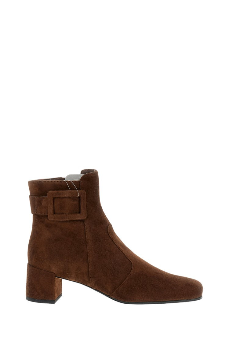 Roger Vivier Classic Brown Boots With Rounded Toe