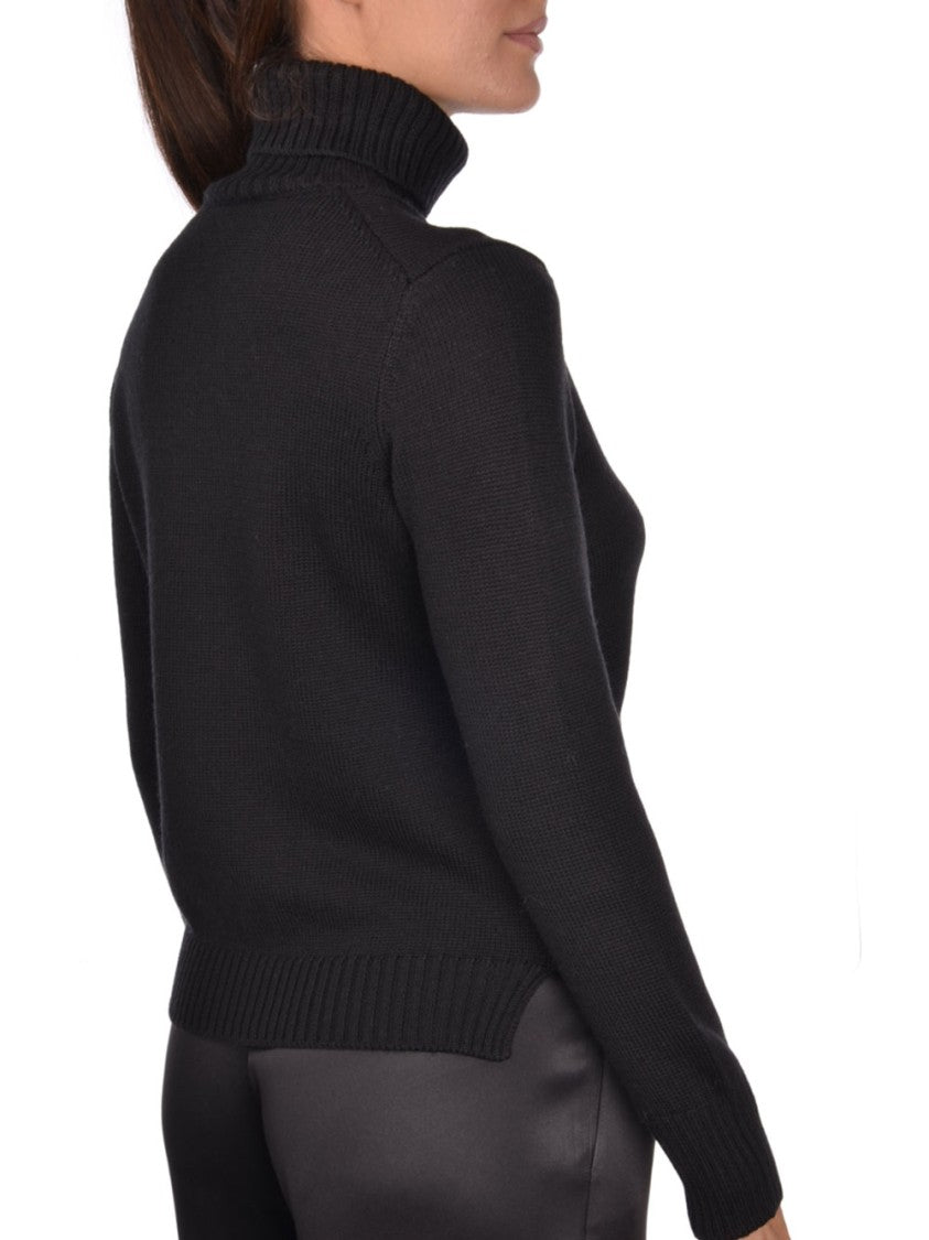 Gran Sasso Fine Knit Turtleneck Sweater With Ribbed Accents