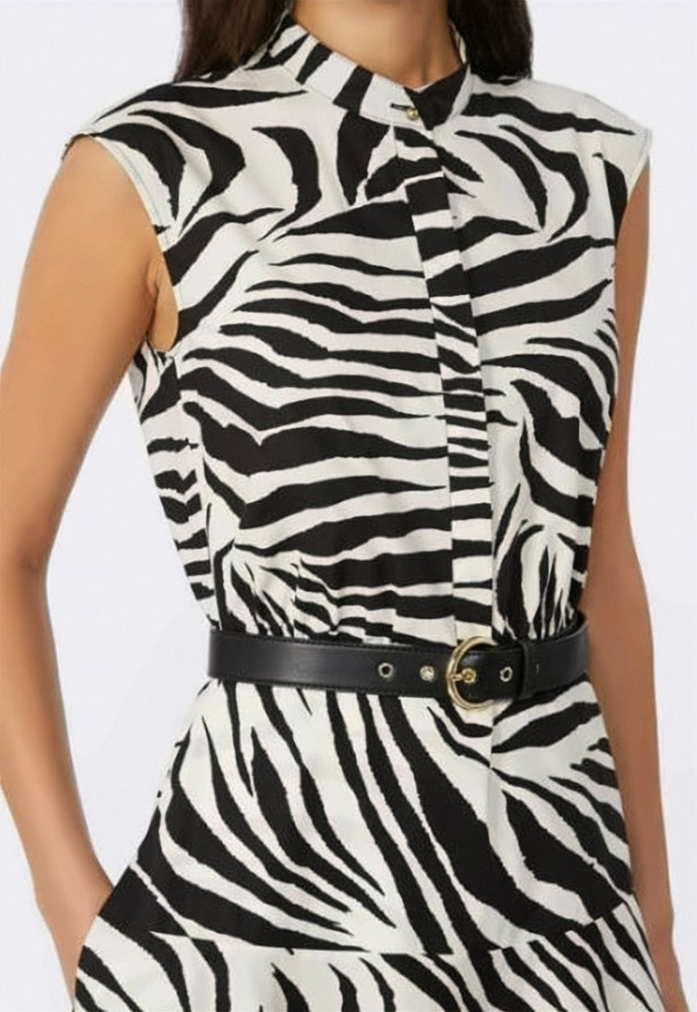 Max Mara Mstwest Long Sleeveless Chemisier Dress