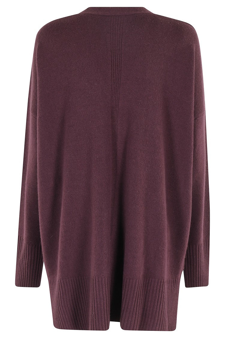 Roberto Collina Oversized Burgundy Wool