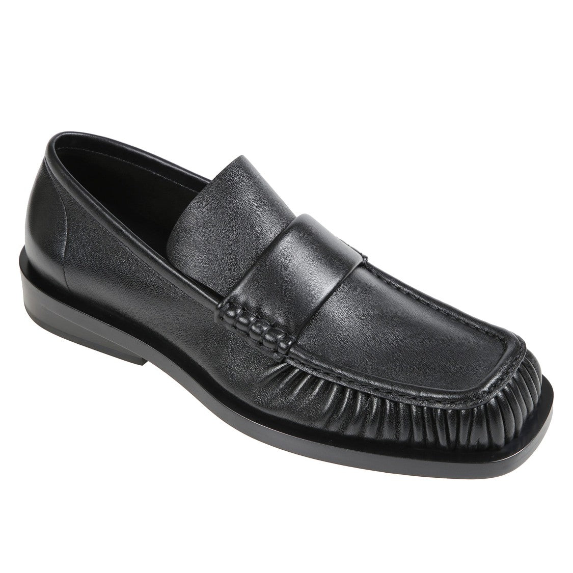 Jil Sander Minimalist Black Loafers With Refined Silhouette