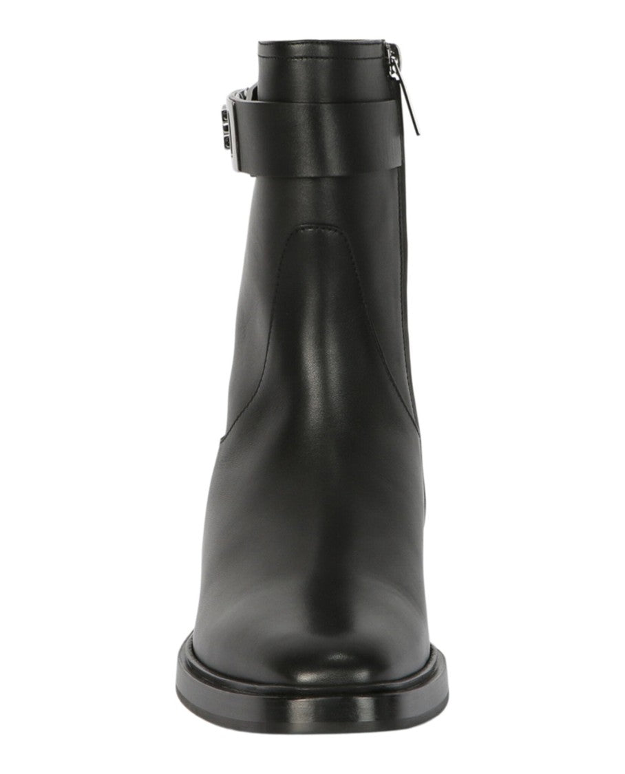 Ferragamo Hug Buckle Ankle Boots