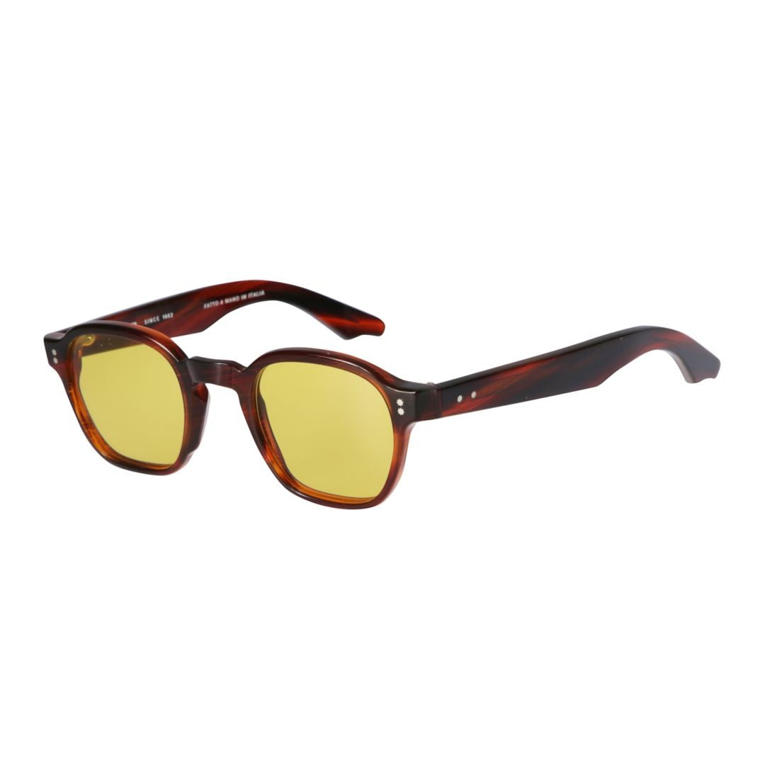 Kador K-Master Classic Square Tortoiseshell Sunglasses With Yellow Tinted Lenses