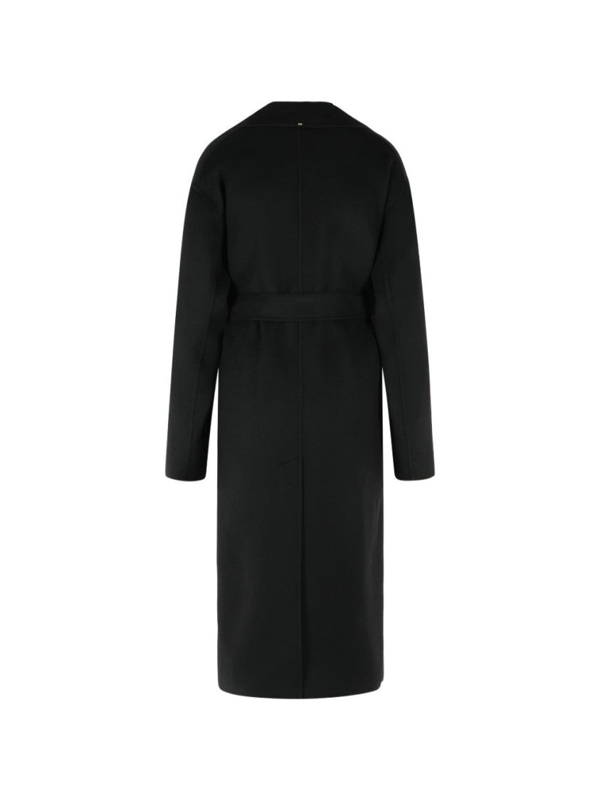 Sportmax Tailored Long Coat With Deep V-Neckline