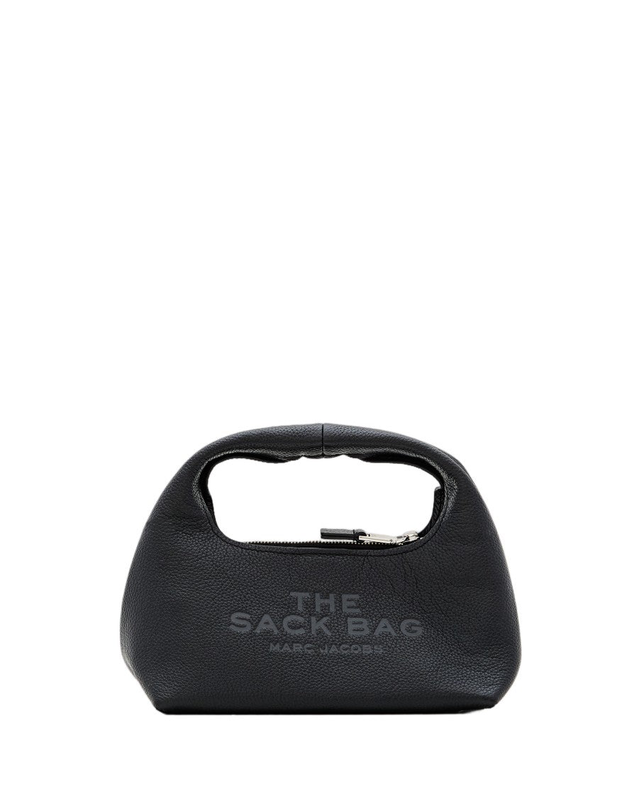 Marc Jacobs Mini Sack Grained Leather Handbag With Internal Pouch