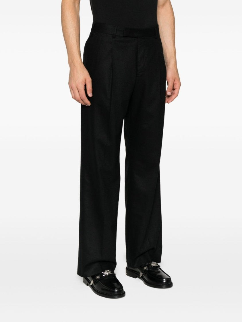 Pt Torino Straight-Leg Trousers In Wool-Cashmere Blend