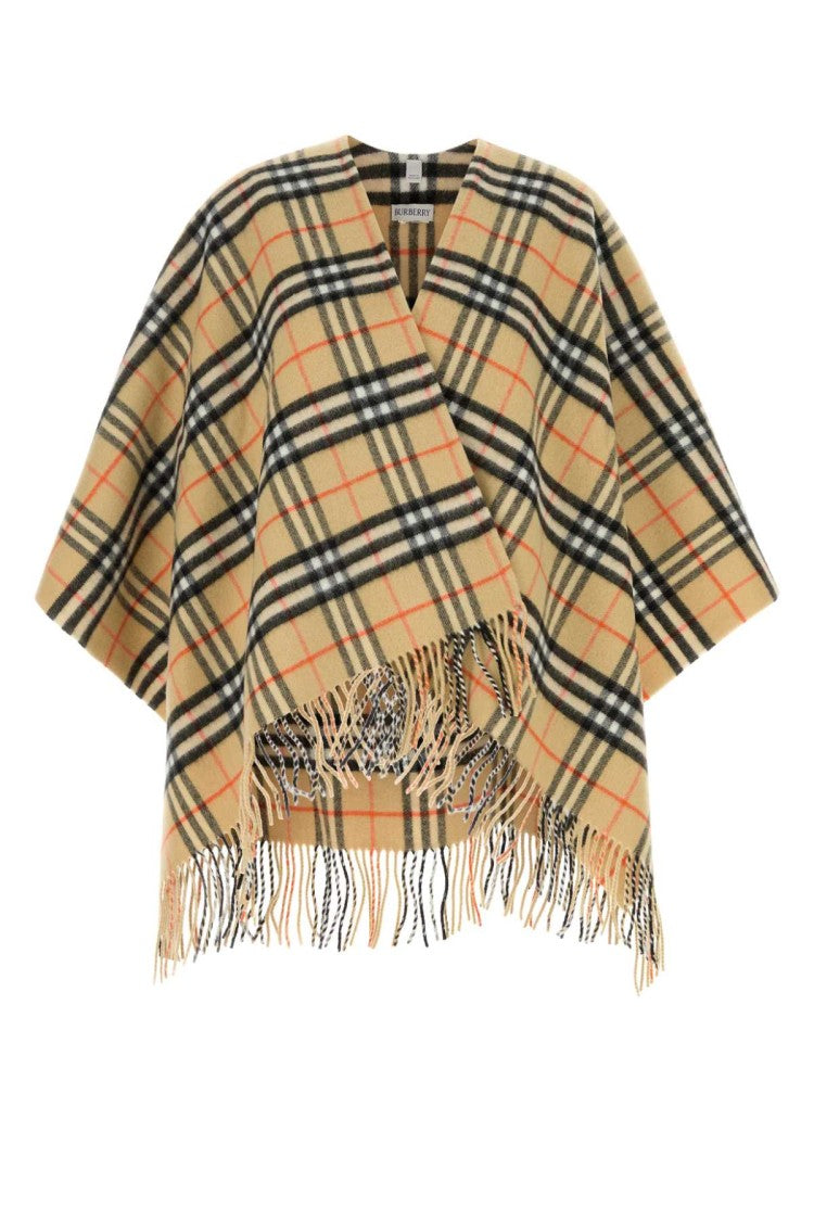 Burberry Embroidered Wool Blend Cape