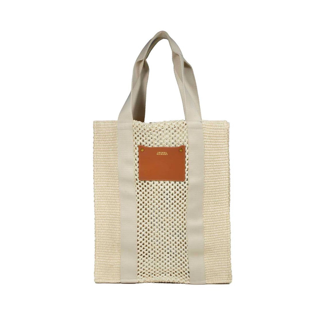 Isabel Marant Aruba Small Beige Raffia Handbag