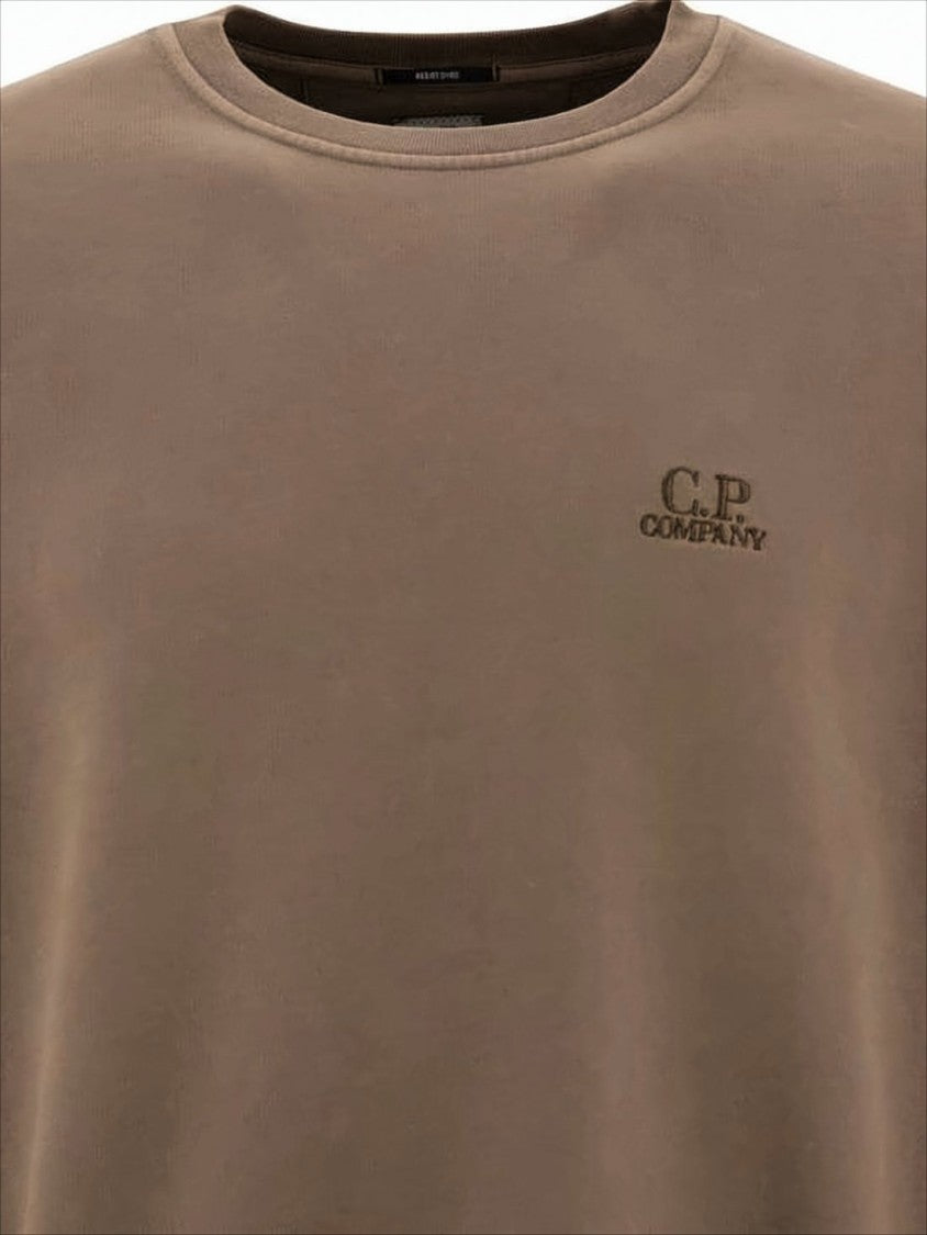 C.P. Company Relaxed Fit Cotton Sweatshirt With Subtle Logo