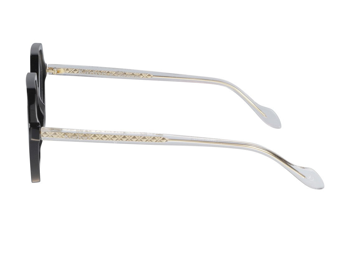 Kador Gold Exagon Glamour Translucent Hexagonal Eyeglasses