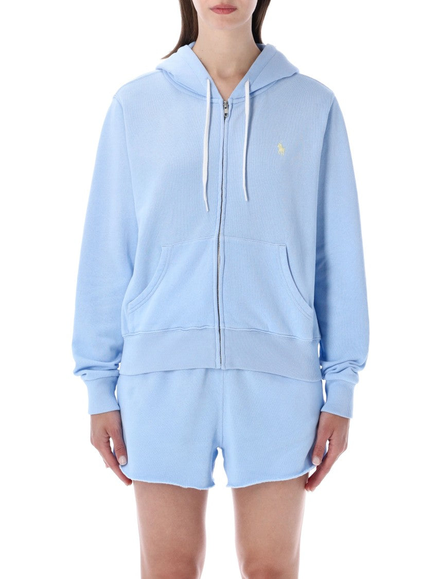 Polo Ralph Lauren Zip-Up Cotton Blend Hoodie