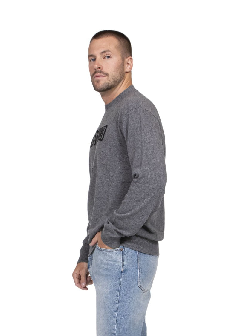 Moschino Wool-Cashmere Long-Sleeve Sweater