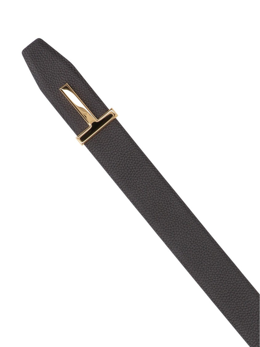 Tom Ford Brown "T Icon" Belt