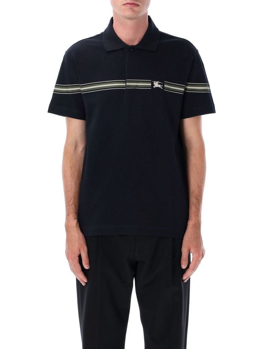 Burberry Black Short-Sleeved Polo Shirt