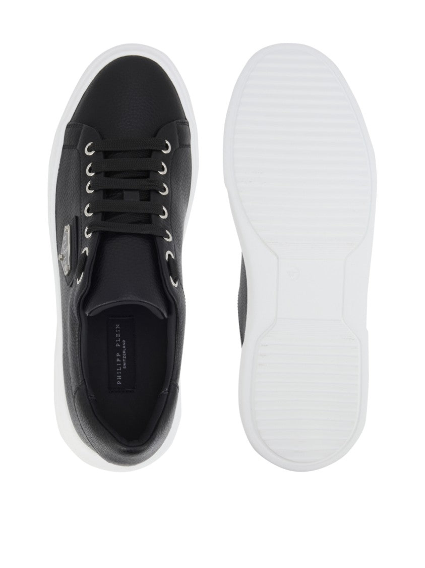 Philipp Plein Lo-Top Iconic Plein Logo Sneakers