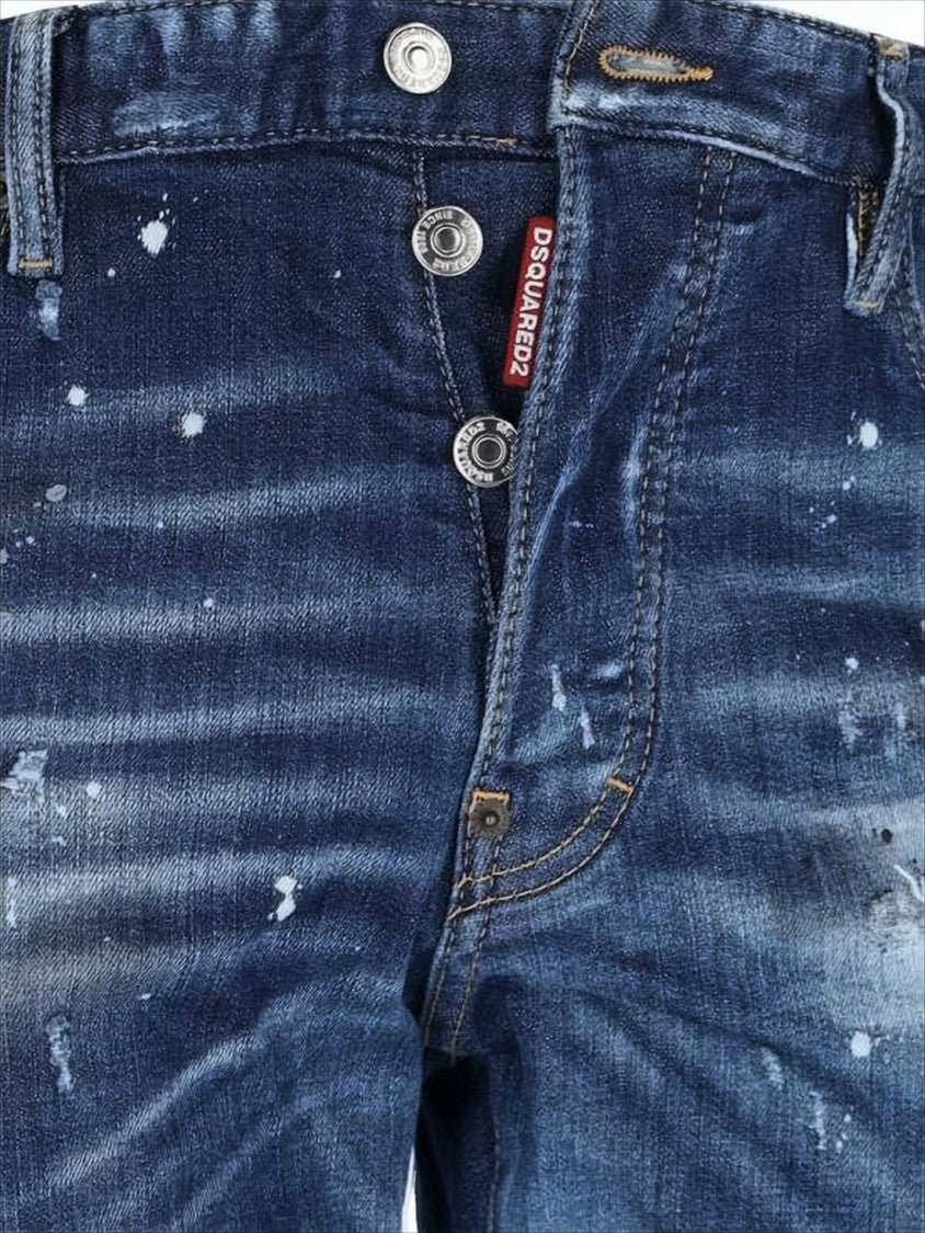 Dsquared2 Distressed Slim Fit Denim Pants