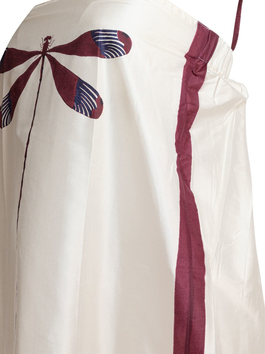 Tallulah Strapless Silk Midi Dress