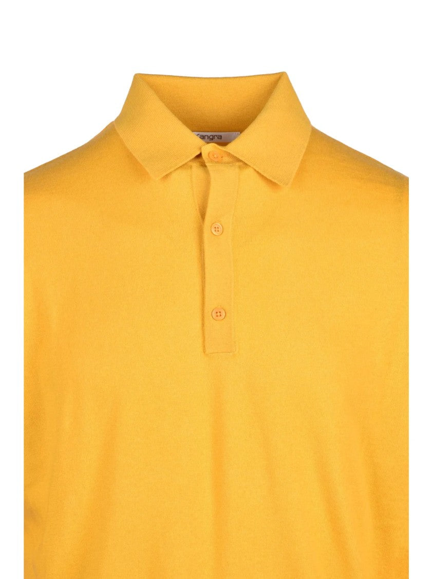 Kangra Kangra Knit Polo With Classic Collar And Button Details