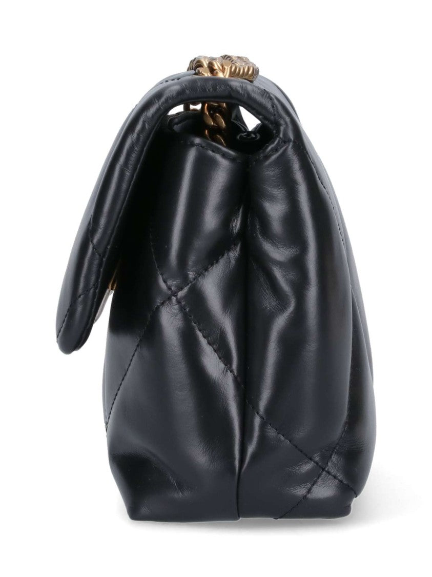 Tory Burch Small Convertible Shoulder Bag "Kira" – Black