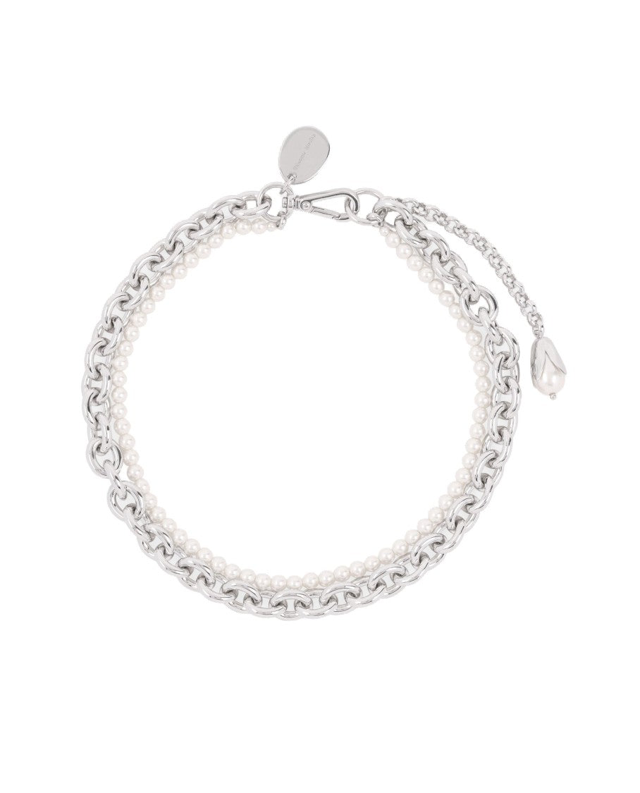 Simone Rocha Pearl & Chain Necklace