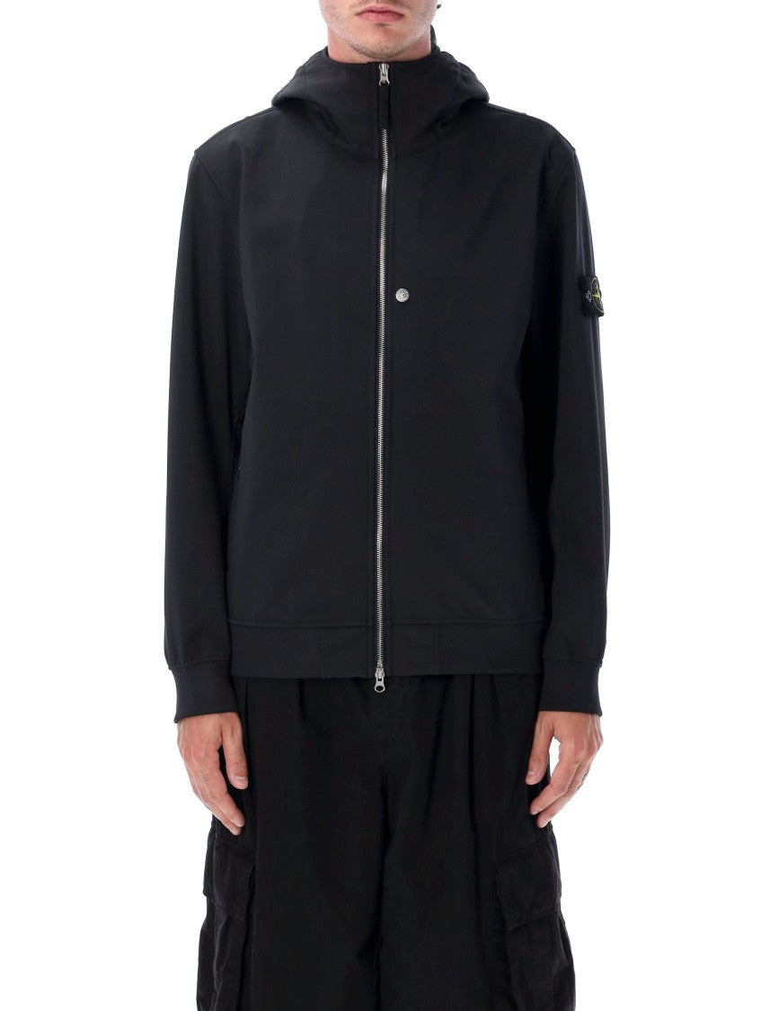 Stone Island Soft Shell-R_E.Dye Technology Light Hooded Jacket
