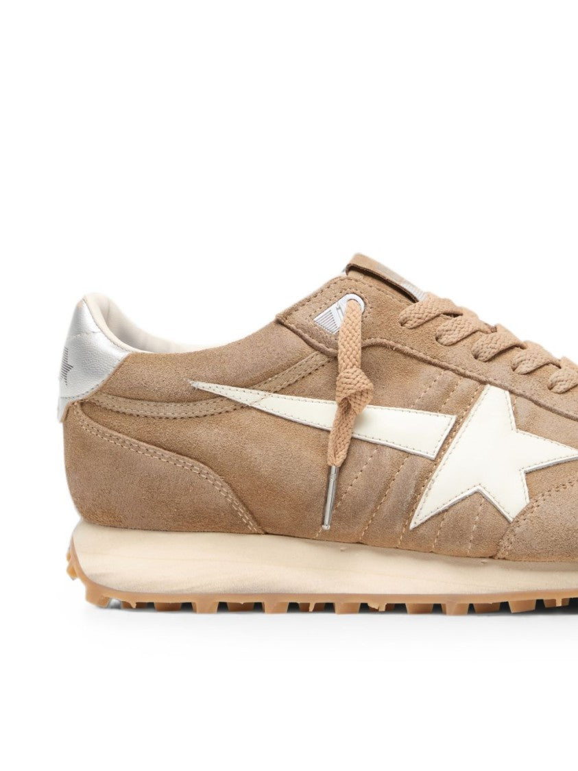 Golden Goose Low-Profile Star Detail Silk Nylon Sneakers