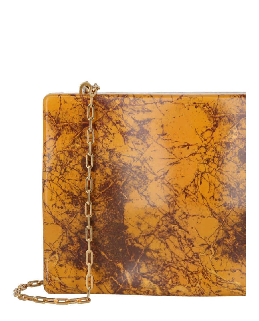 Bottega Veneta Spazzolato Leather Clutch Bag