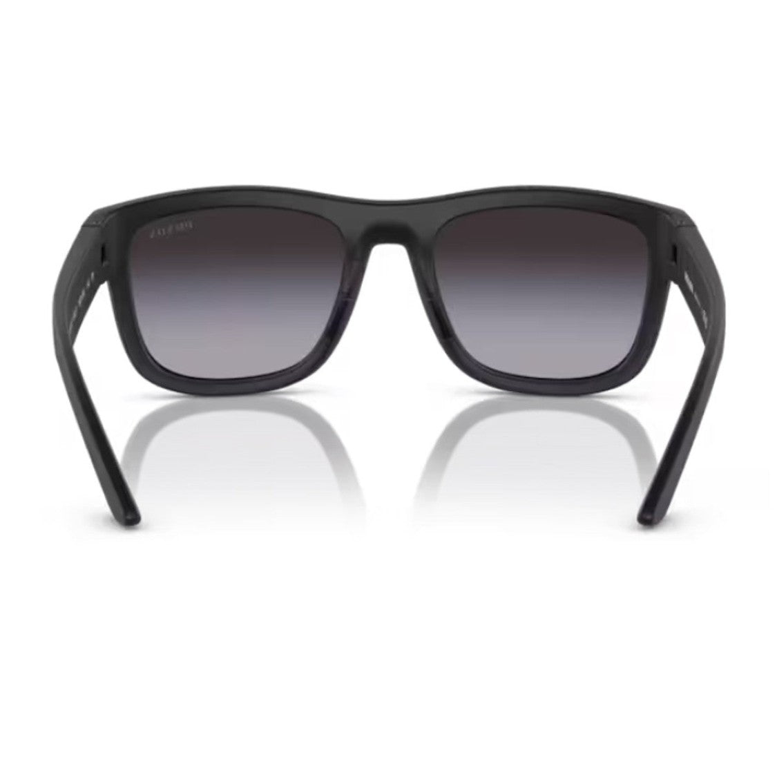 Prada Linea Rossa Nero Opaco Ps 01Zs Nylon Rectangular Sunglasses