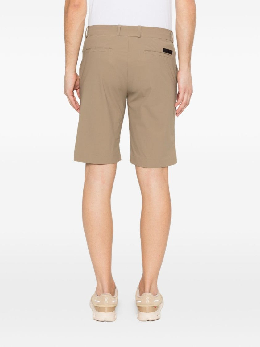 Rrd Beige Tailored Front Pocket Shorts