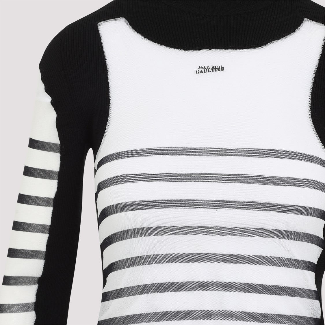 Jean Paul Gaultier Printed "Mariniere" Pullover
