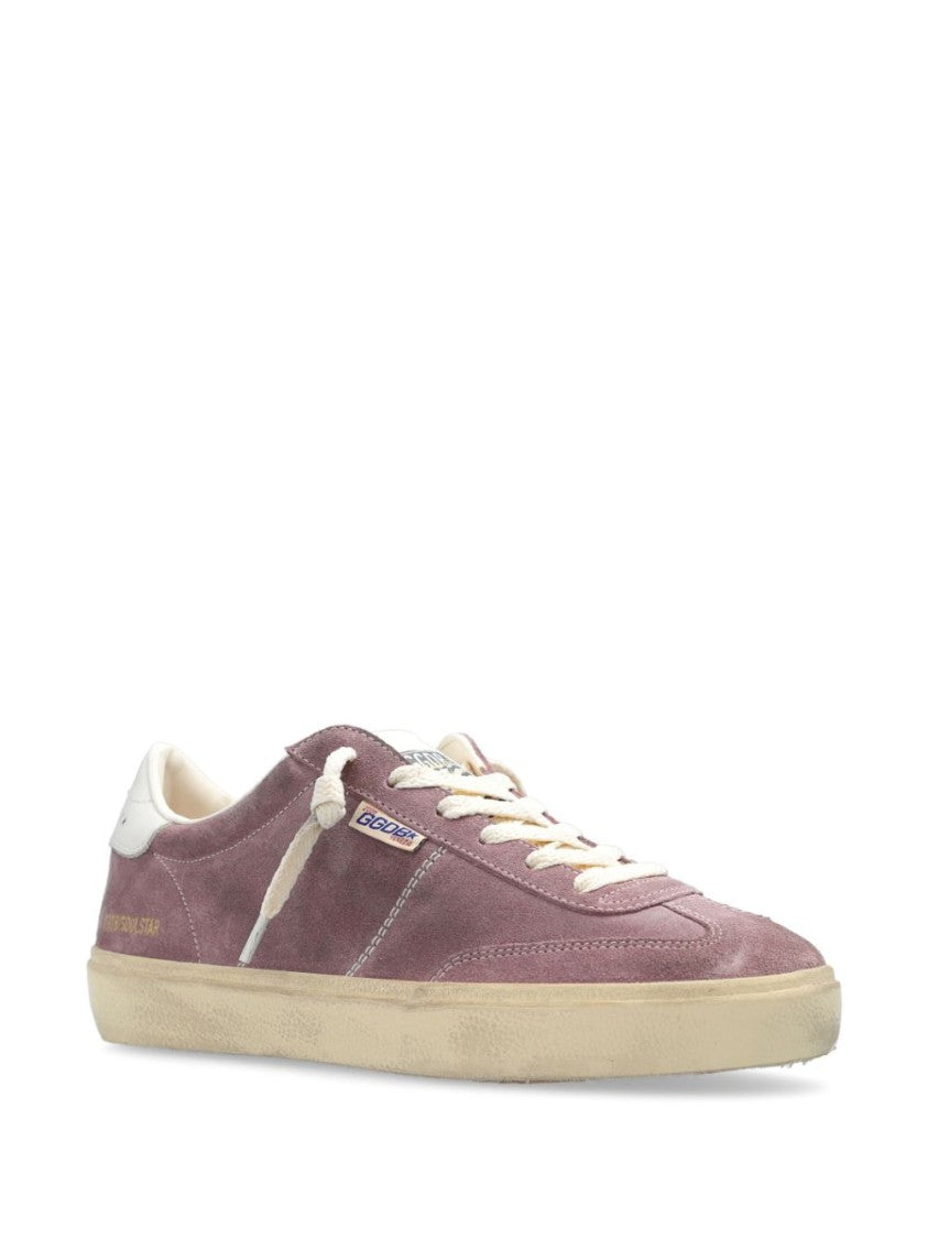 Golden Goose Amethyst Purple Suede Panelled Sneakers